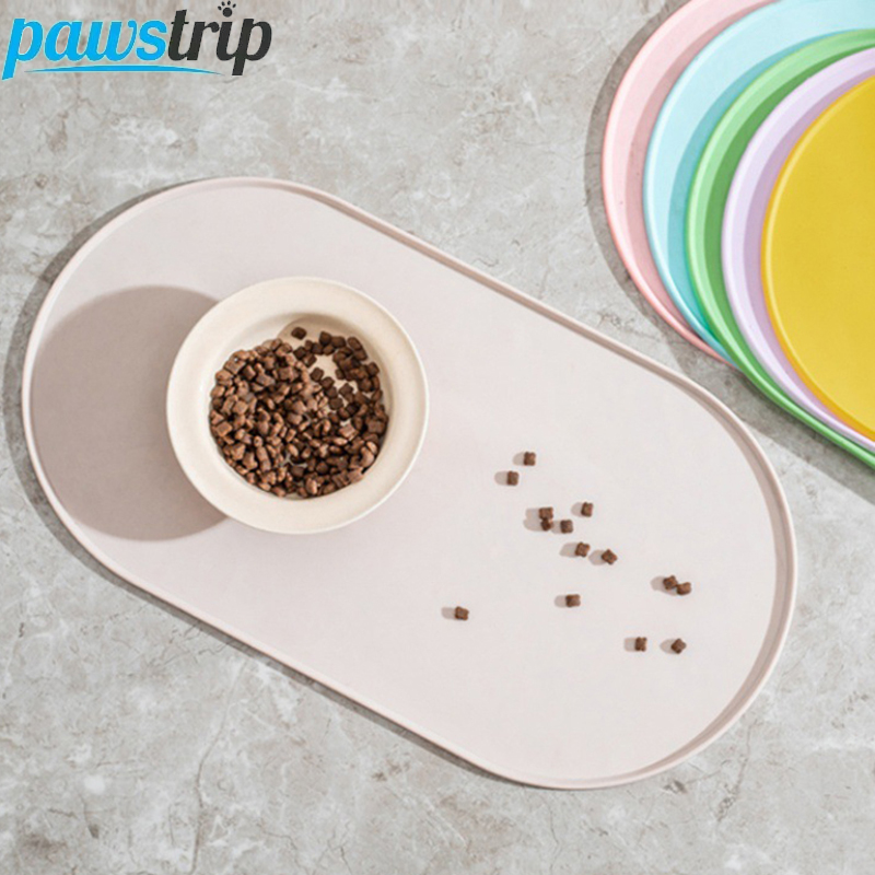Pet Supplies Co - Tapete Oval de Alimentação para Animais