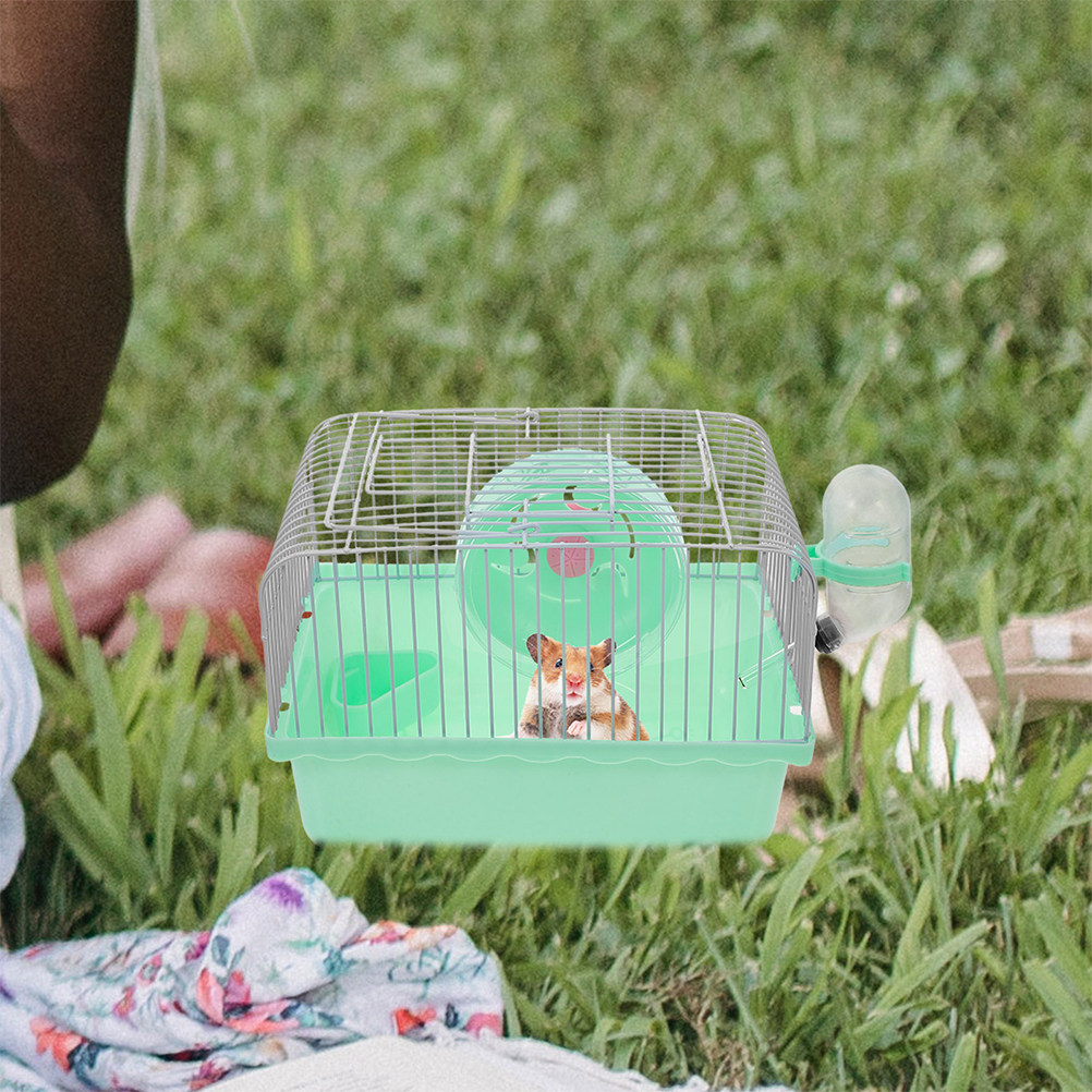 2 Peças de Gaiola Portátil par - Hamster Cage Wheel avaliação e preço