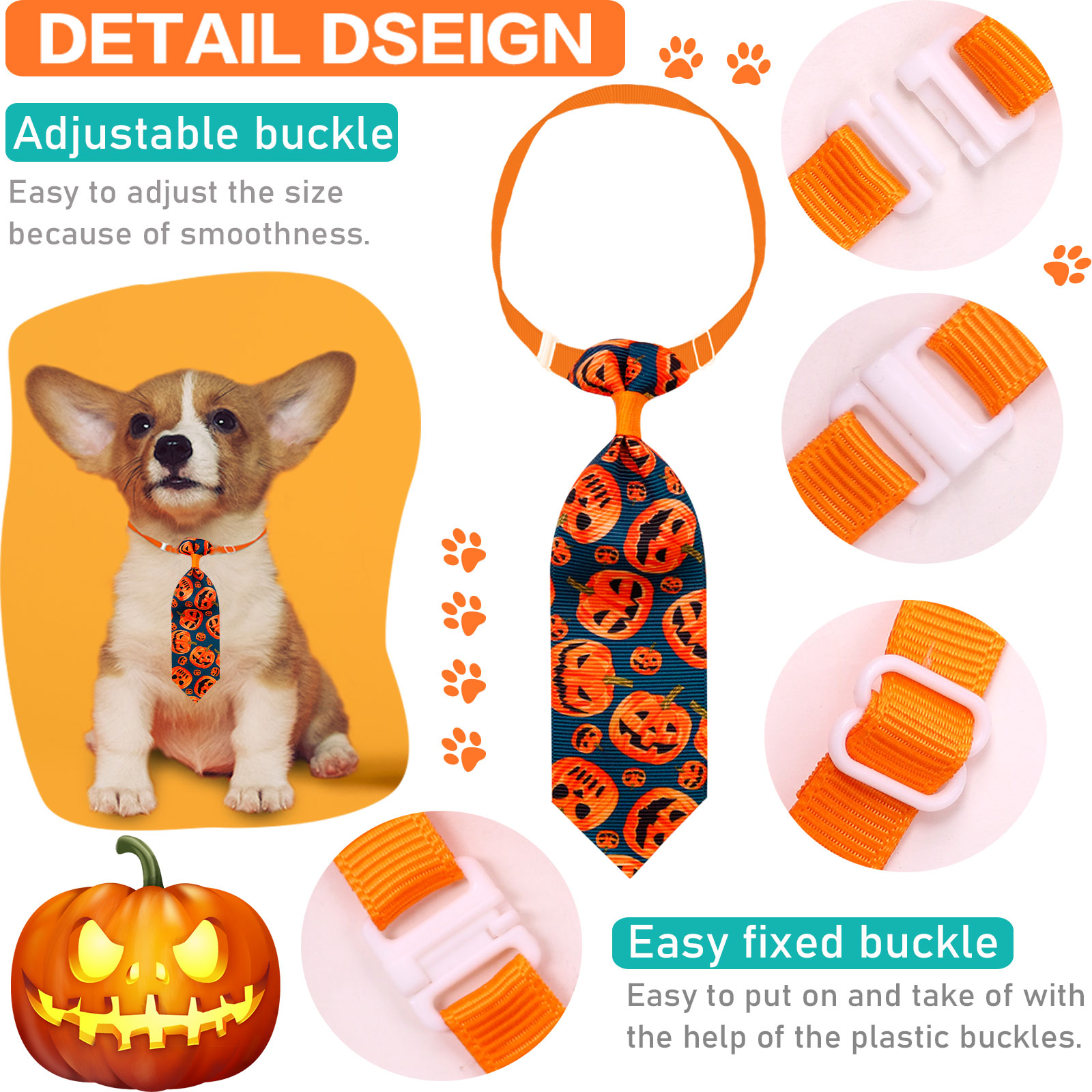 50/100 pçs halloween cão alici - Pet Supplies Co avaliação e preço
