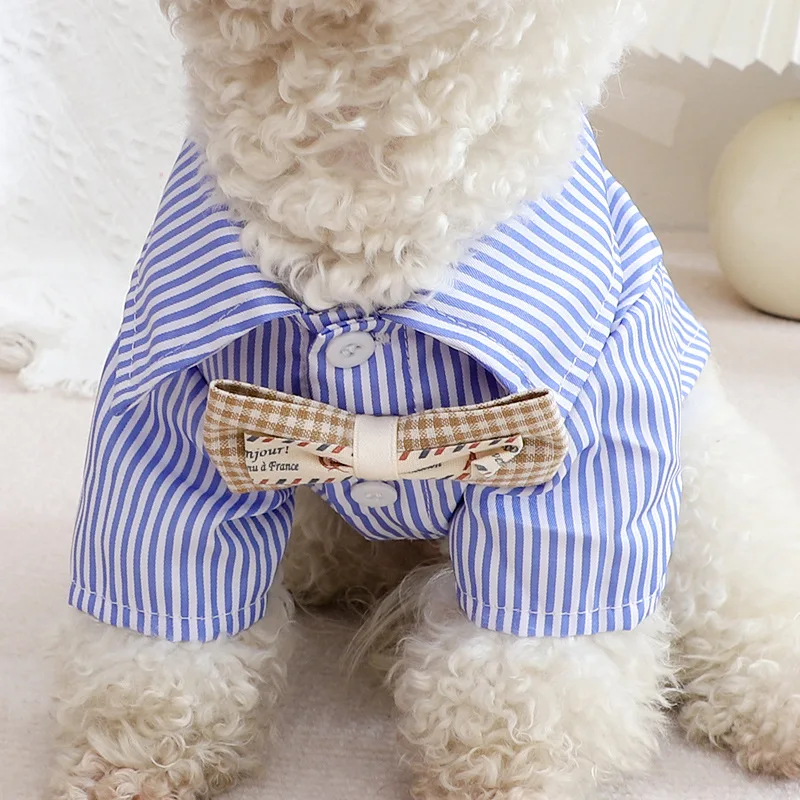 Bowknot listrado camisas para  - Pet Supplies Co avaliação e preço